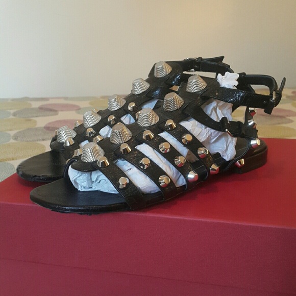 balenciaga giant studded sandals